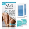 image:imageNads For Men Body Wax Strips At Home Waxing Kit for Coarse Hair 20 Ct20 Count Pack of 1