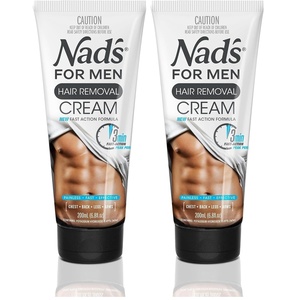 image:imageNads For Men Hair Removal Cream Body Depilatory for Coarse Hair 68oz68 Fl Oz Pack of 2