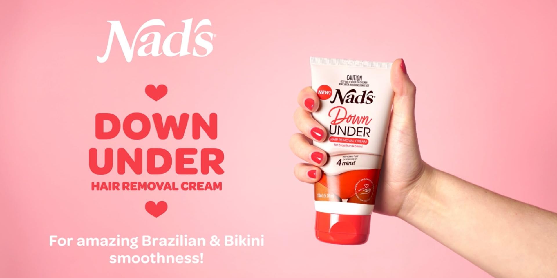 Nad’s Hair Removal – Easy At-Home Hair Removal and Body Care for Smooth, Soft-Looking Skin